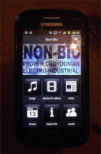 Non-Bio phone app